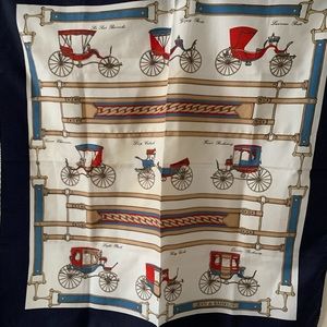 Vintage Coaches and bit & bridle scarf